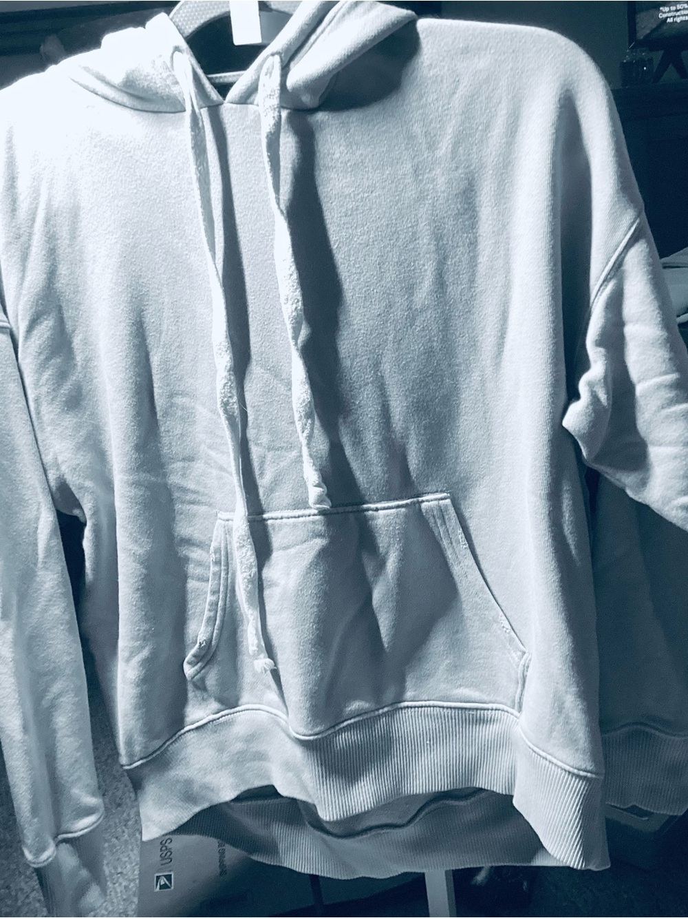 aerie Light Blue Women's Relaxed Hoodie Pullover